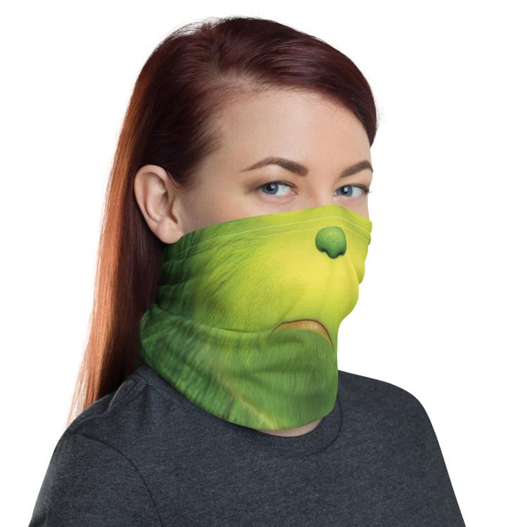Santa Grinch Face Mask & Neck Gaiter